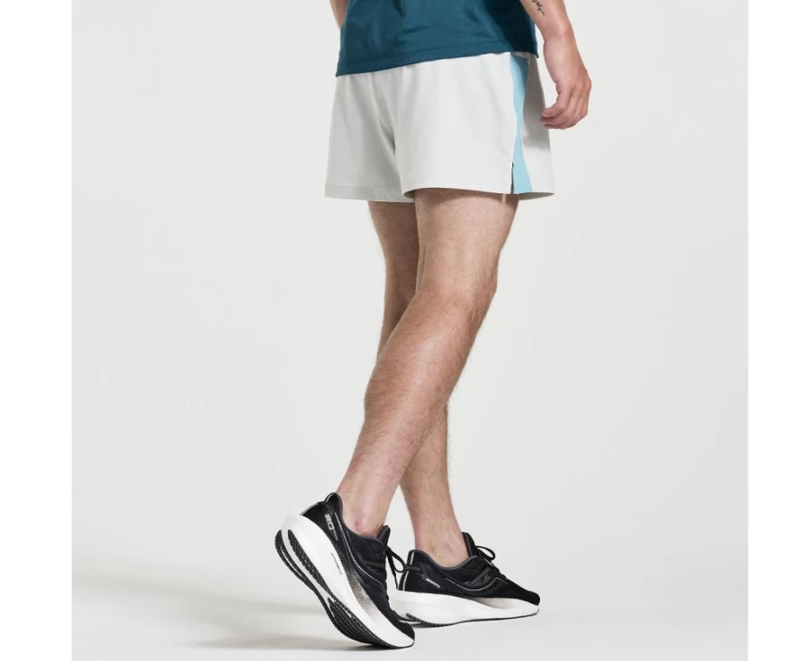 Saucony Men's Outpace 3" Running Shorts in Crystal Color - Lightweight Performance Shorts for Men