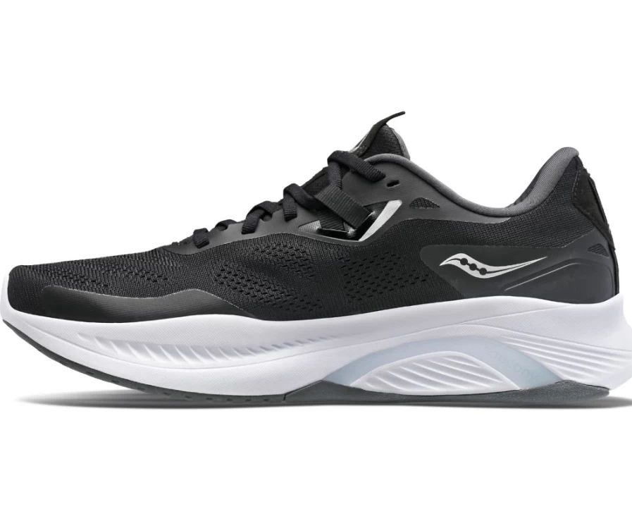 Saucony Men's Guide 15 Wide Running Shoes in Black