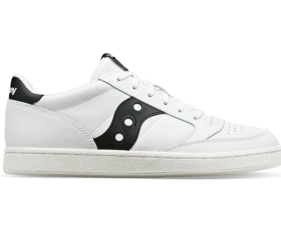 Saucony Jazz Court PU Men's Sneakers in White - Classic Retro Running Shoes