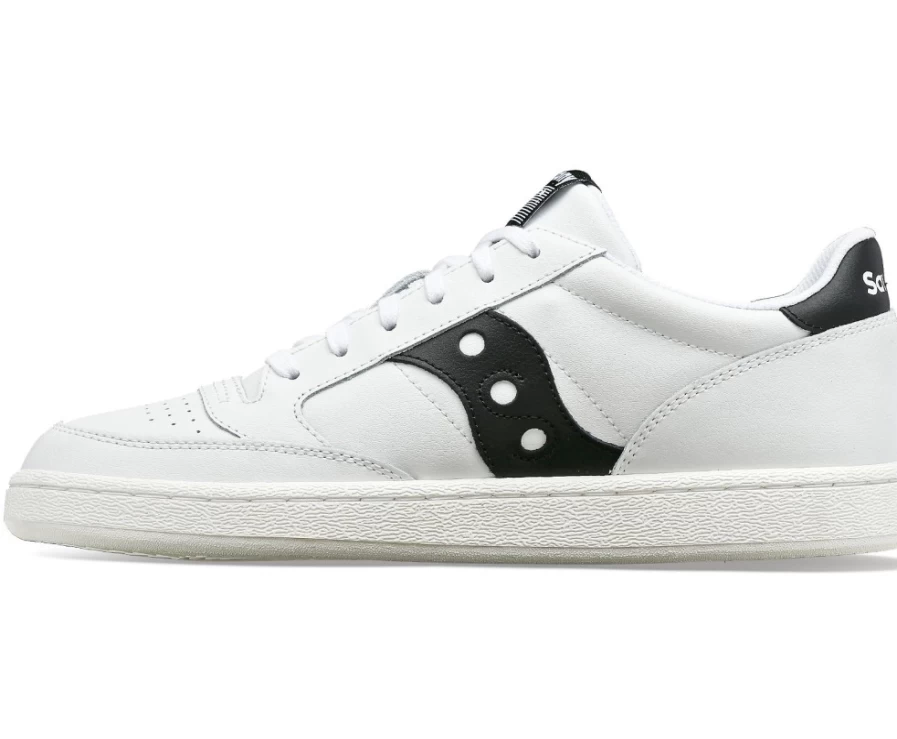 Saucony Jazz Court PU Men's Sneakers in White - Classic Retro Running Shoes