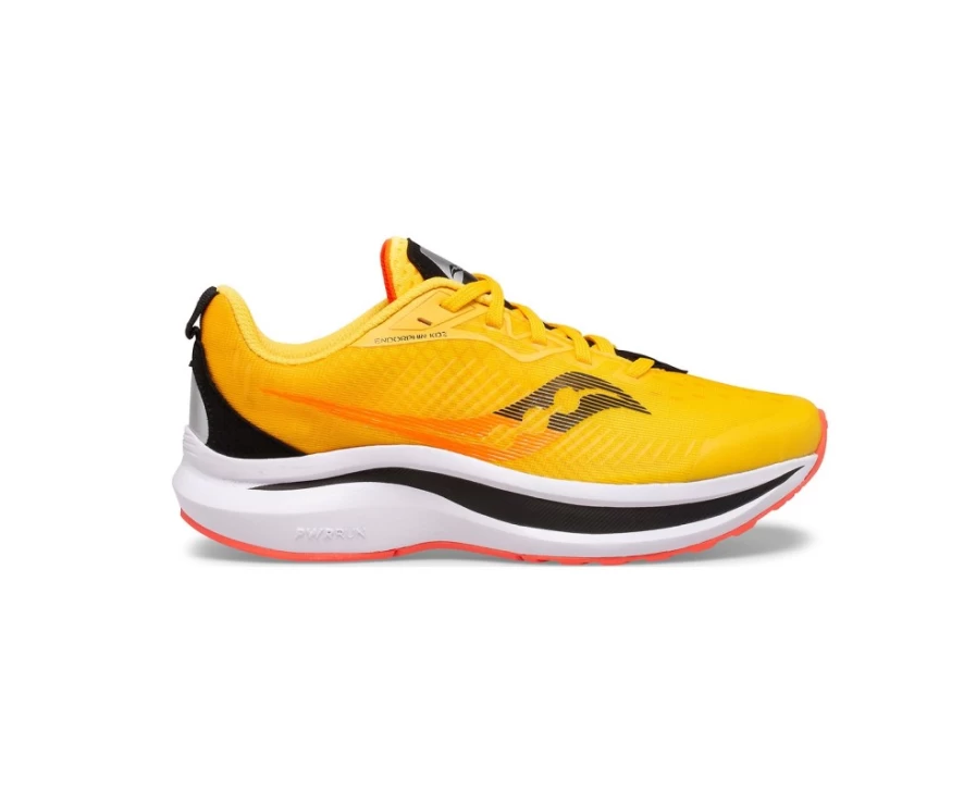 Saucony Endorphin KDS Vizigold Running Shoes for Kids - Lightweight & Comfortable Sneakers