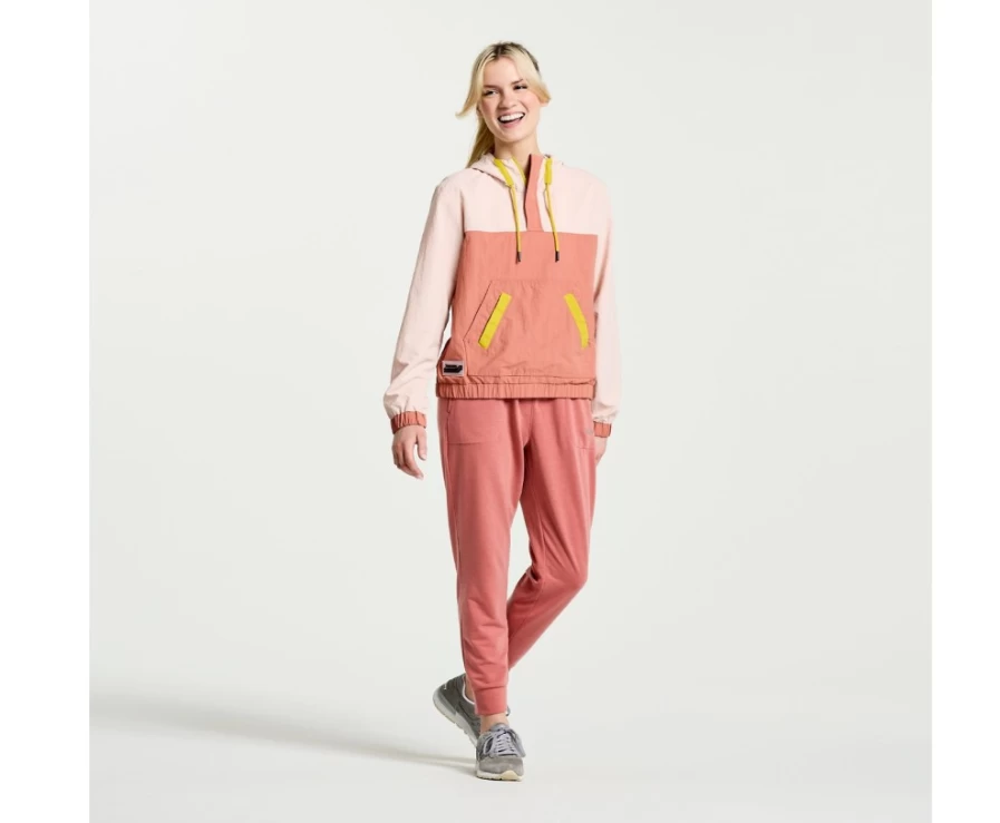 Saucony Women's Sepia Rose Rested Anorak Jacket
