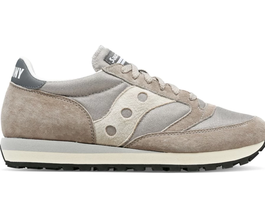 Saucony Jazz 81 Unisex Sneakers in Grey - Classic Retro Running Shoes