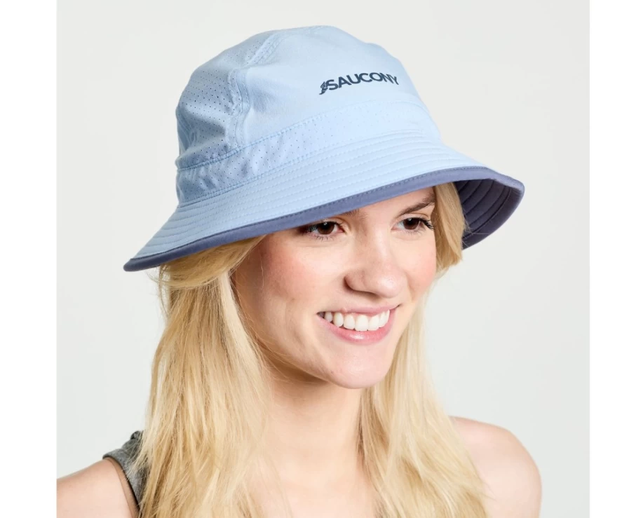 Saucony Women's Ether Outpace Bucket Hat - Lightweight & Stylish Sun Protection