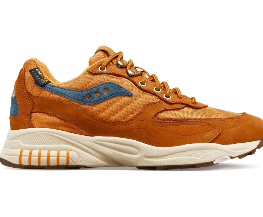 Saucony Unisex 3D Grid Hurricane Endless Knot Running Shoes in Brown