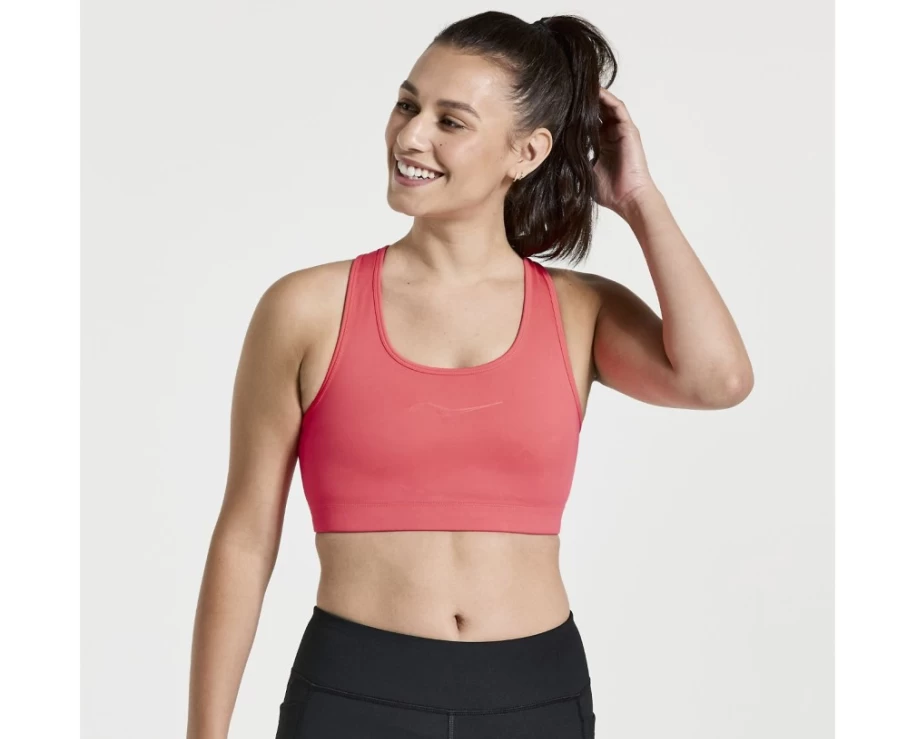 Saucony Women's Vizired Skyrocket Bra - High-Performance Sports Bra for Running & Active Wear