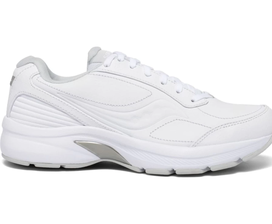 Saucony Women's Omni Walker 3 Wide White Walking Shoes