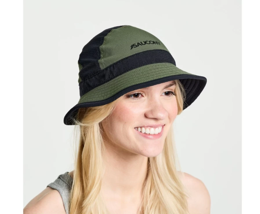Saucony Women's Climbing Ivy Outpace Bucket Hat for Sun Protection